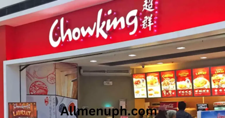 Chowking Menu Price in Philippines